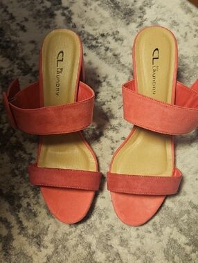 CL by Laundry  Double-Strap Slide Mules